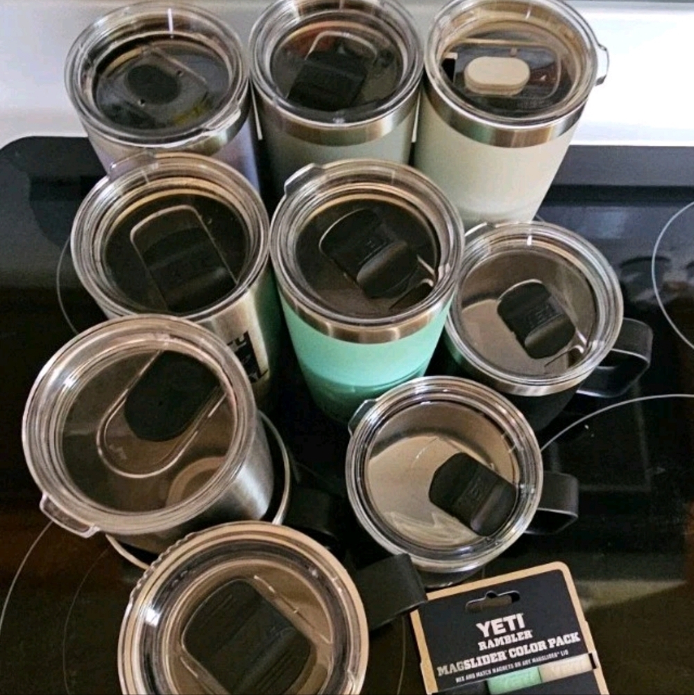 Yeti Tumbler Lot - 6-20 oz Tumblers 3-14 oz Mugs 1-20oz Travel Mug New Magslider - Picture 5 of 6